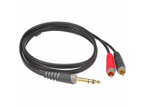 Klotz Y-Cable 3m 1xJack plug 3p -2x Cinch plug